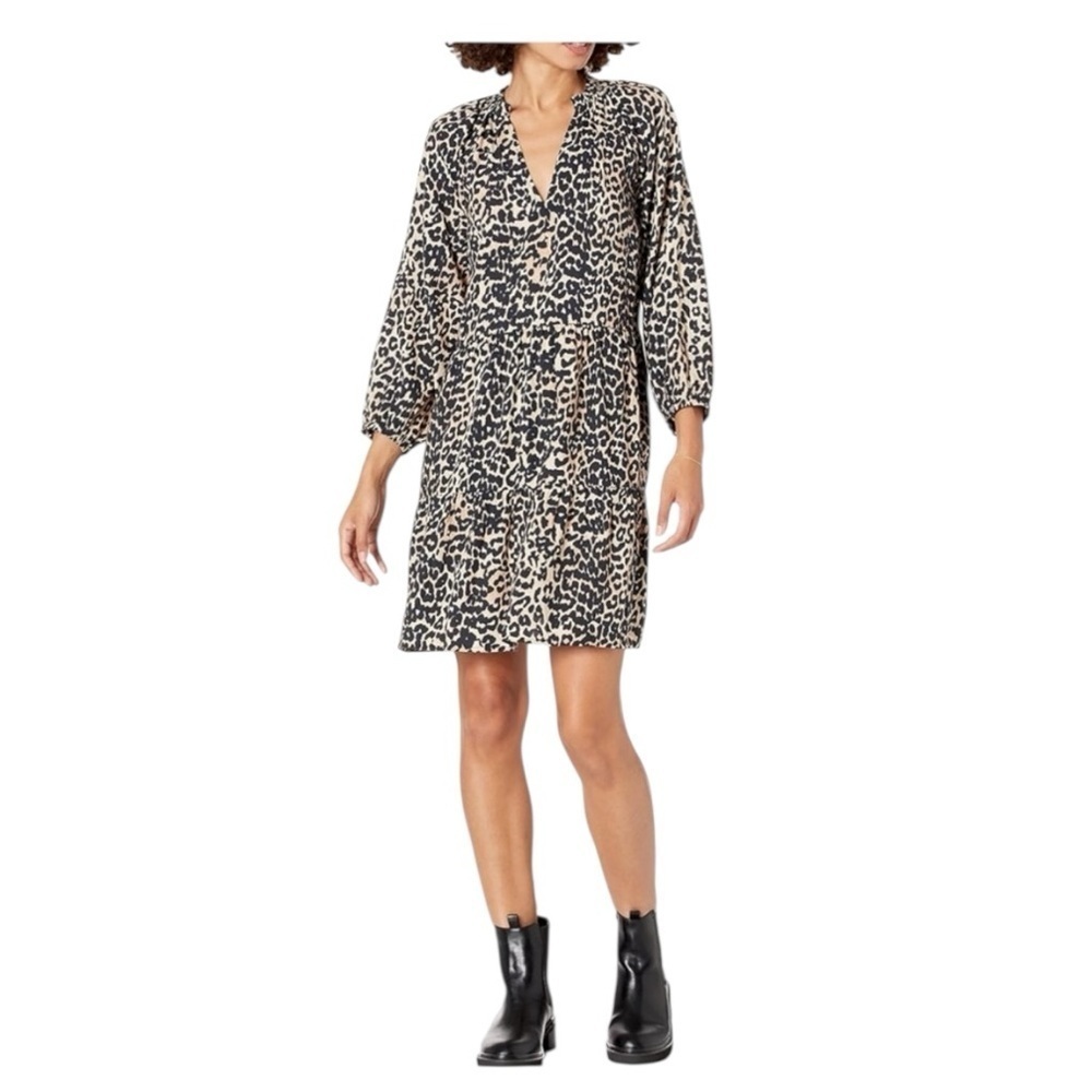 NWT! The Drop Caralynmirand Leopard Print Dress. Size XXS.
